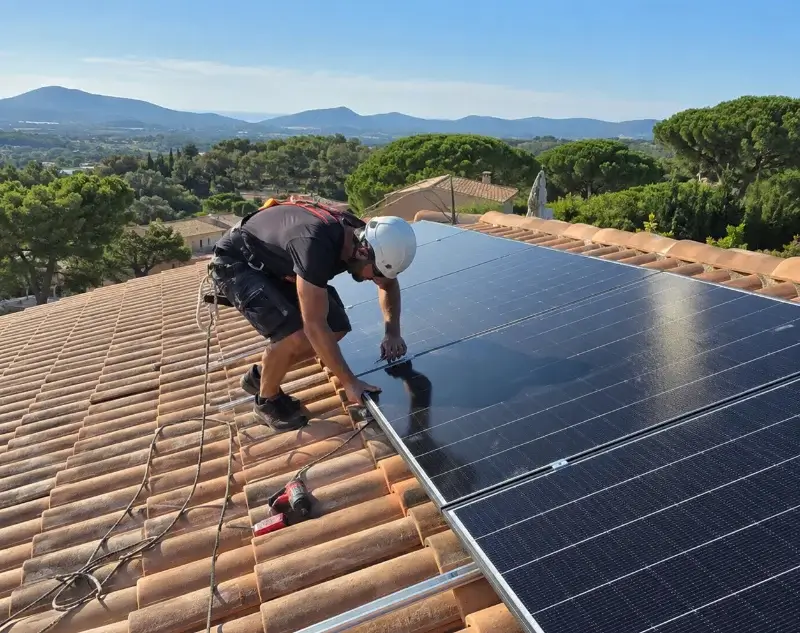 Installateur panneaux solaires Échourgnac — pose photovoltaïque sur toiture