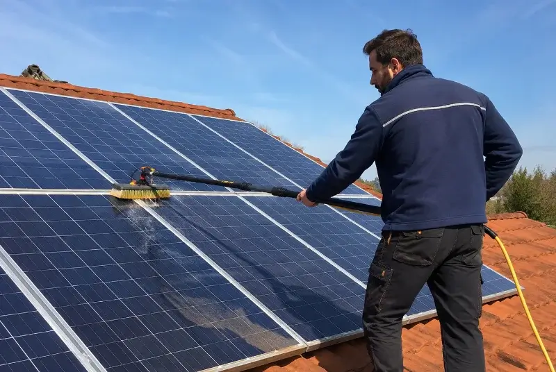 Nettoyage et entretien de panneaux solaires à Échourgnac